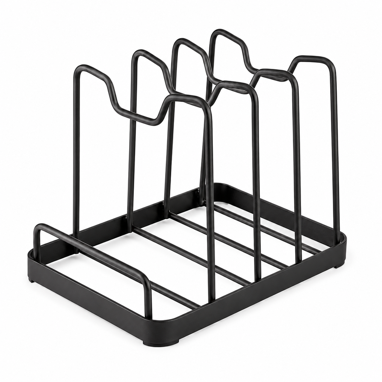 KitchenHaul Compact Pot Lid Holder Stand for Cabinet Organization - Image 6