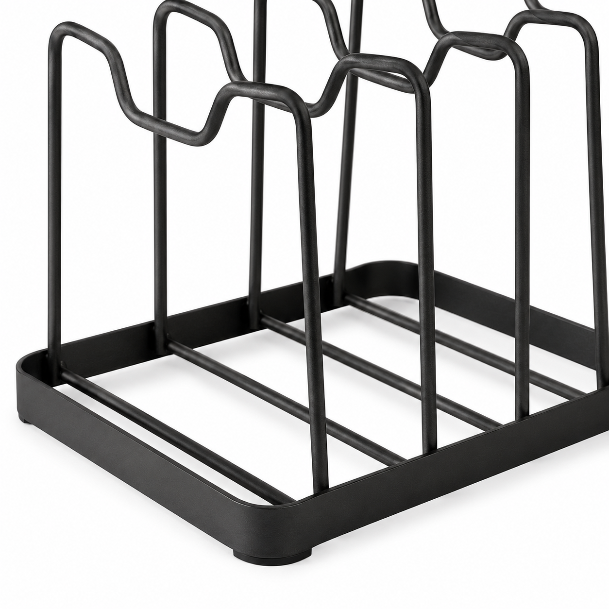 KitchenHaul Compact Pot Lid Holder Stand for Cabinet Organization - Image 5
