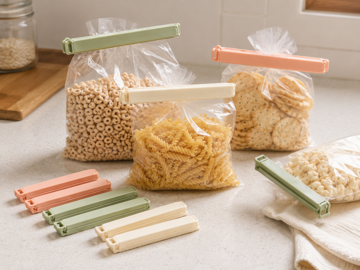 KitchenHaul Food Bag Sealing Clips for Kitchen Pantry Storage - Image 5