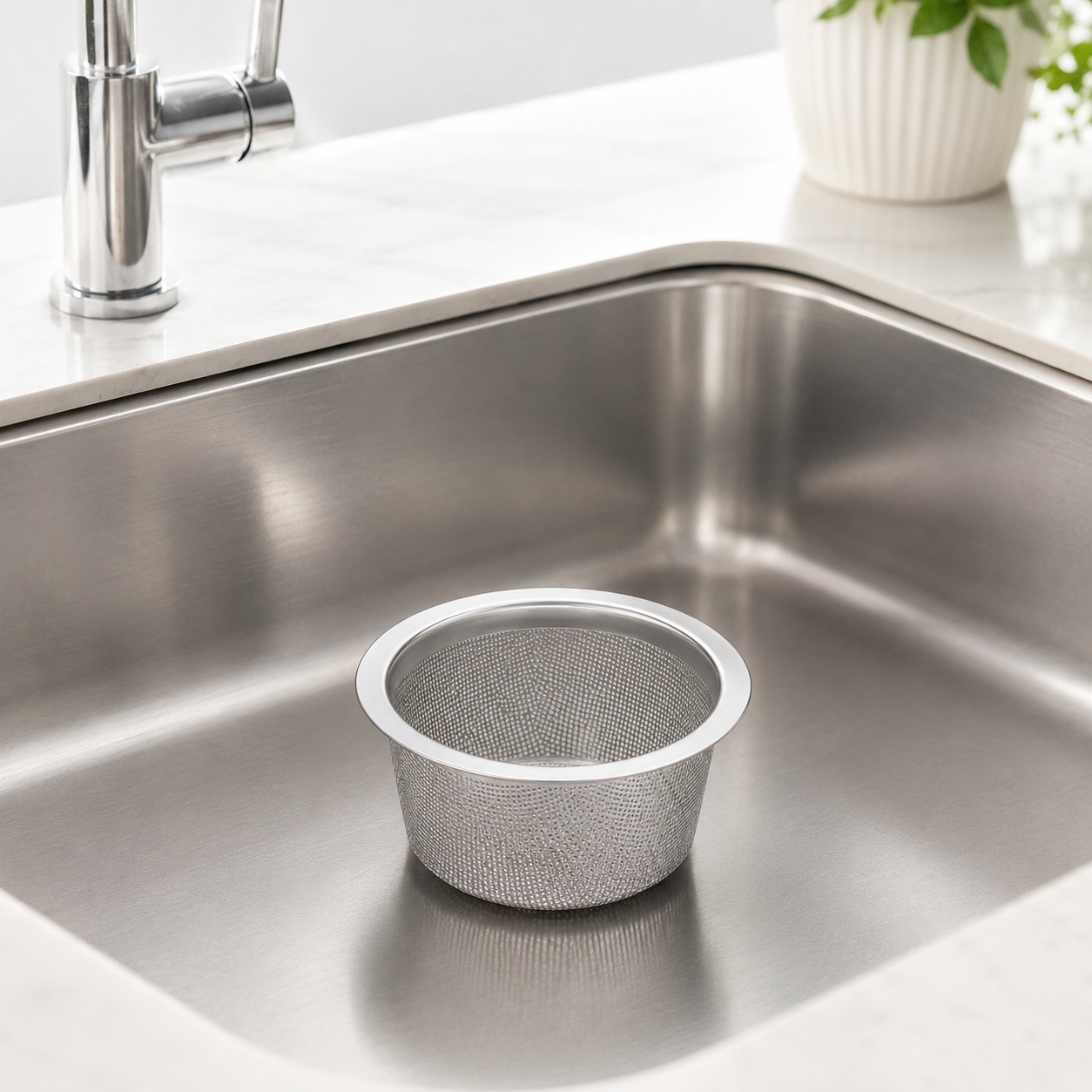 KitchenHaul Kitchen Sink Drain Strainer Basket for Sink Accessories