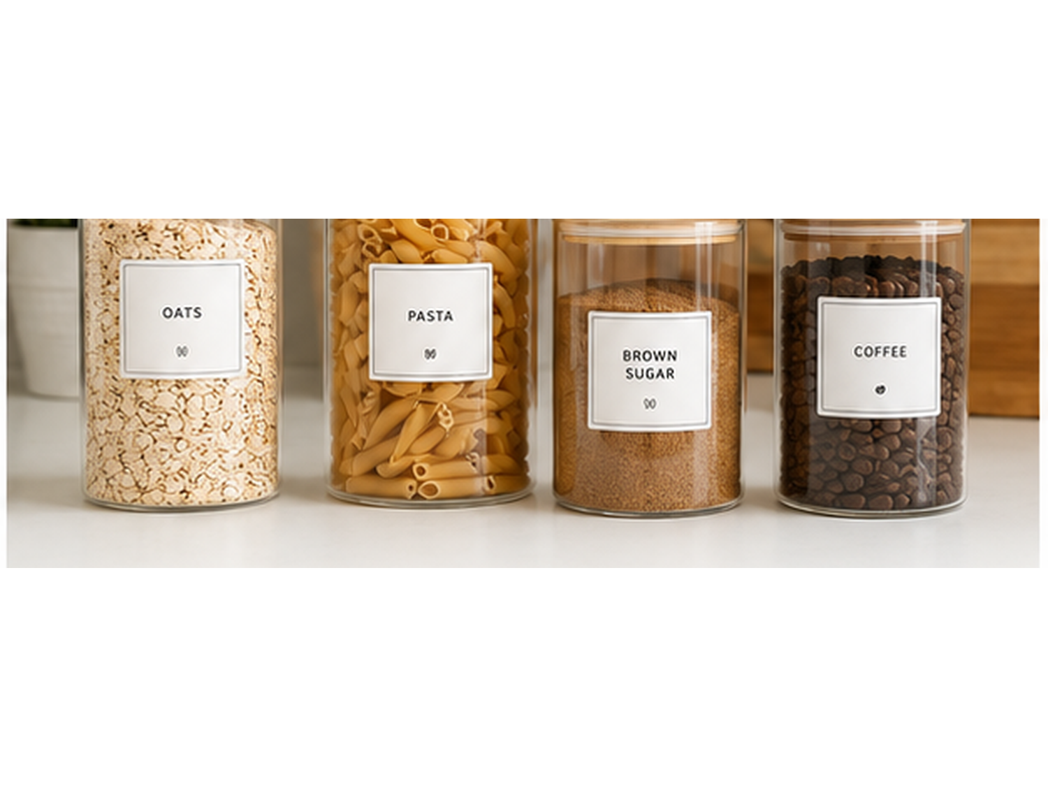 KitchenHaul Pantry Label Sticker Set for Kitchen Storage Containers - Image 5